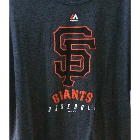 San Francisco Giants Baseball Shirt Mens‎ XL Rise To Victory -Charcoal Heather - Picture 2 of 4